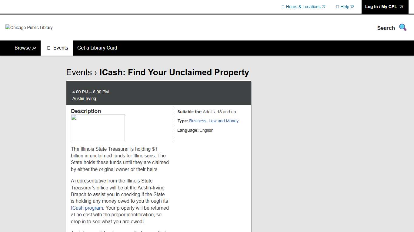 ICash: Find Your Unclaimed Property